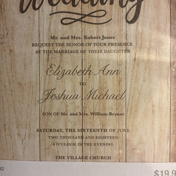 2 Boxes Customizable Wedding/Event Invitations & Reply Cards NWT - Picture 3 of 10